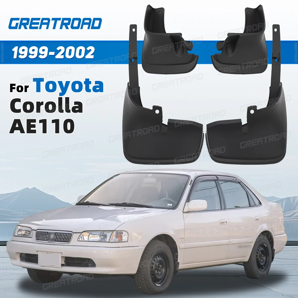 Guardabarros delanteros y traseros para Toyota Corolla AE110 1999-2002