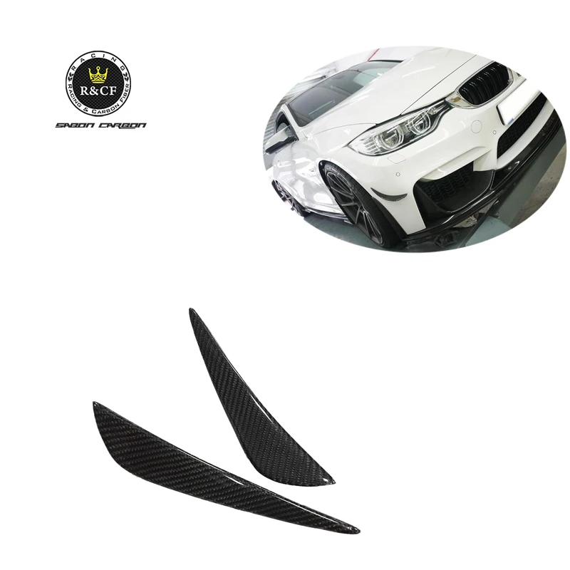 Canards de fibra de carbono estilo RZA para BMW M3/M4 F80-F83