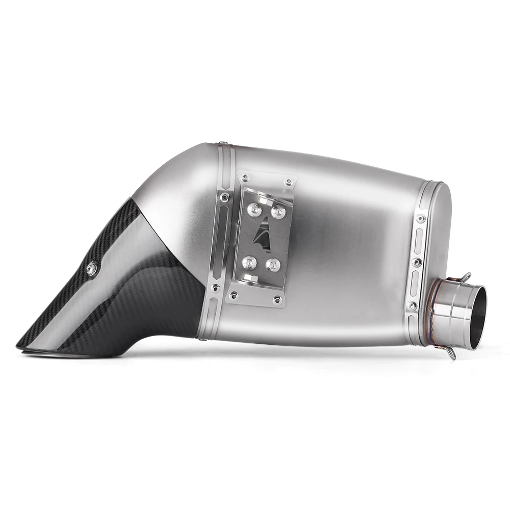 Para Kawasaki Ninja650 Z650 2017-2023 sistema completo Escape de motocicleta tubo de conexión frontal con silenciador de punta de carbono - imagen 4