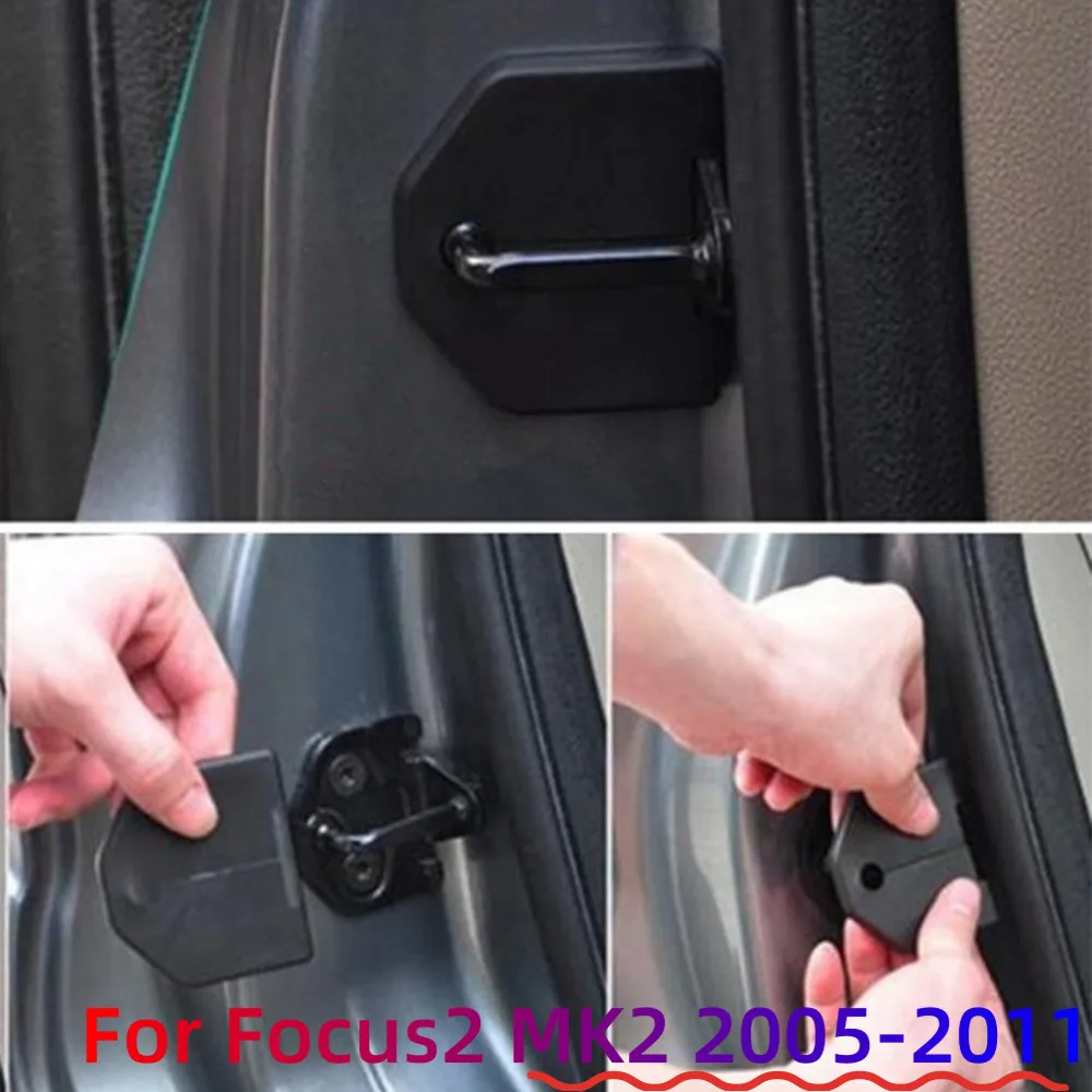 Cubiertas cerradura puerta protectoras ABS para Ford Focus MK2 - imagen 2