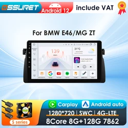 Autoradio OSSURET 2DIN Android CarPlay para BMW E46 Serie 3