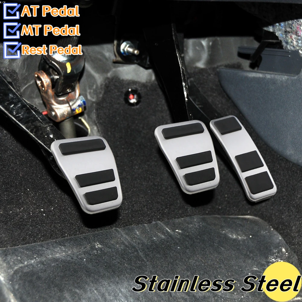 Cobertores pedales acero inox – Ford Fiesta MK8 ST, Ecosport, Puma - imagen 4