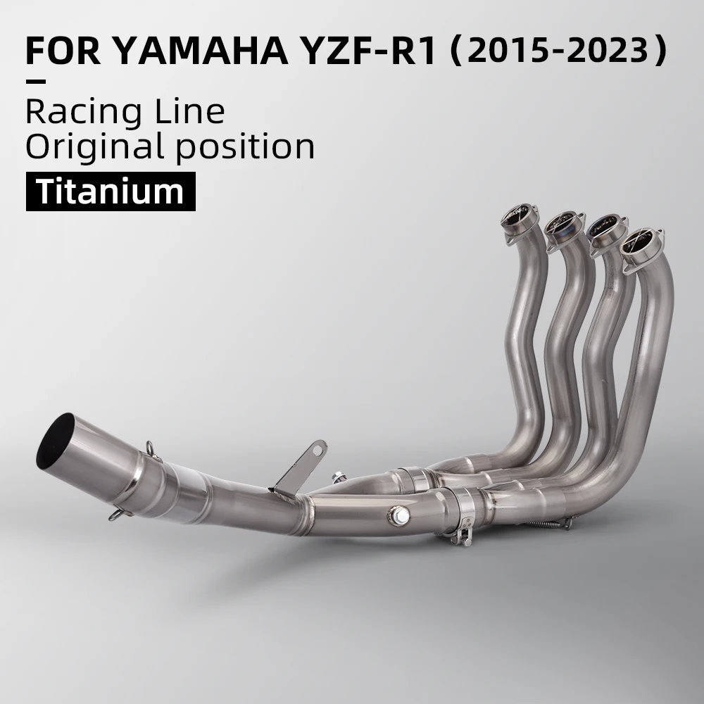 Tubo de enlace de escape de titanio Yamaha YZF-R1/R1M 2015-2024