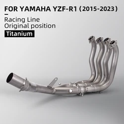 Tubo de enlace de escape de titanio Yamaha YZF-R1/R1M 2015-2024