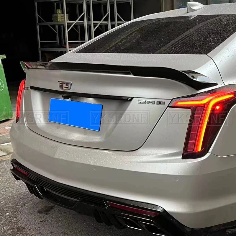 Alerón trasero de carbono sin perforación - Cadillac CT5 2020-23 V - imagen 3