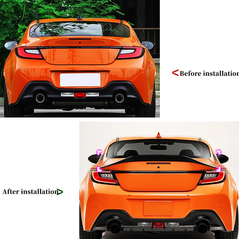 Alerón de techo ABS negro brillante para Toyota GR86 y Subaru BRZ 2022 - imagen 3