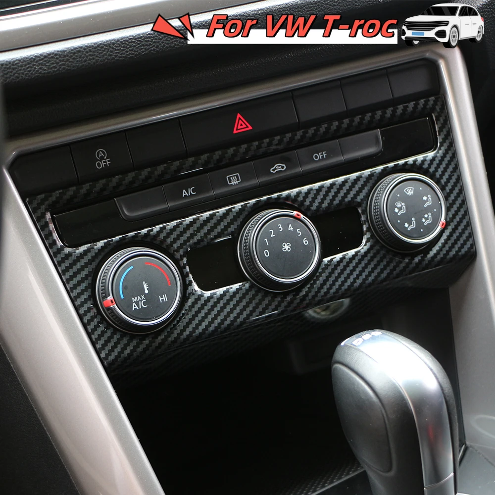 Embellecedor panel climatizador acero inoxidable – VW T-ROC 2018-2023 - imagen 2