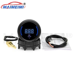 Medidor de temperatura de aceite de 2 "52mm 40-150 Celsius con sensor de temperatura de aceite retroiluminación LED azul medidor de temperatura de aceite LED Digital