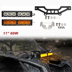 Rejilla delantera UTV con soporte para barra LED – Can-Am Maverick X3
