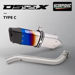 Escape slip-on VOGE DS525X 2023-2024, conexión de 51 mm