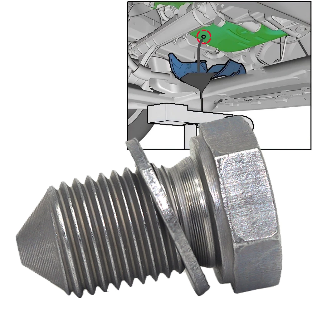 Tapón de cárter M14x1,5 con arandela para Audi, SEAT, Škoda y VW