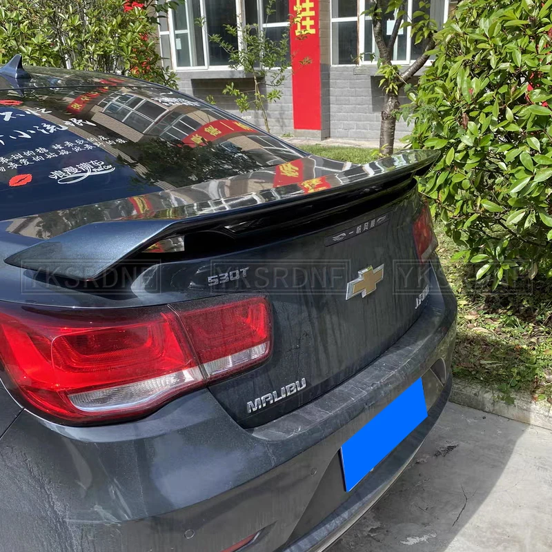 Alerón trasero ABS negro brillante para Chevrolet Malibu 2012-2018 - imagen 3