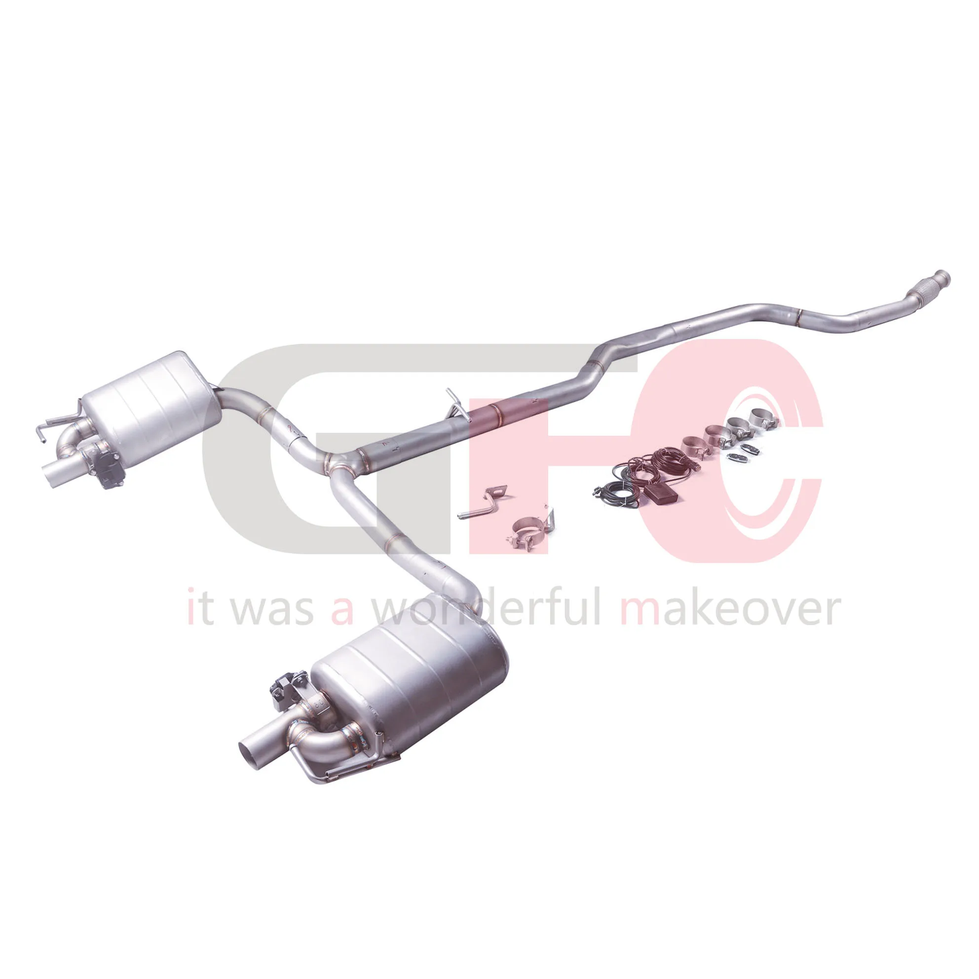 Sistema de escape GFC catback para Mercedes-Benz C300 2019