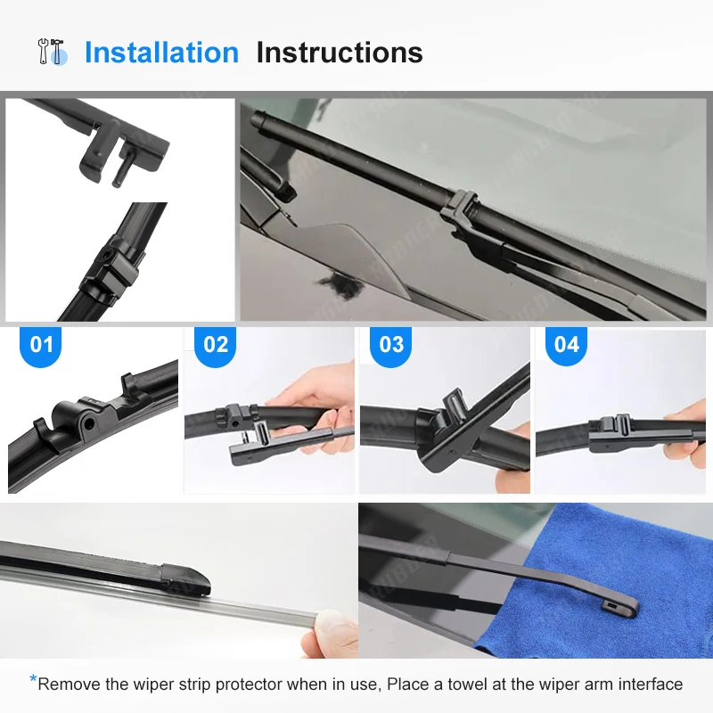 Kit limpiaparabrisas CREATROAD para Mercedes-Benz Clase S W220 - imagen 3