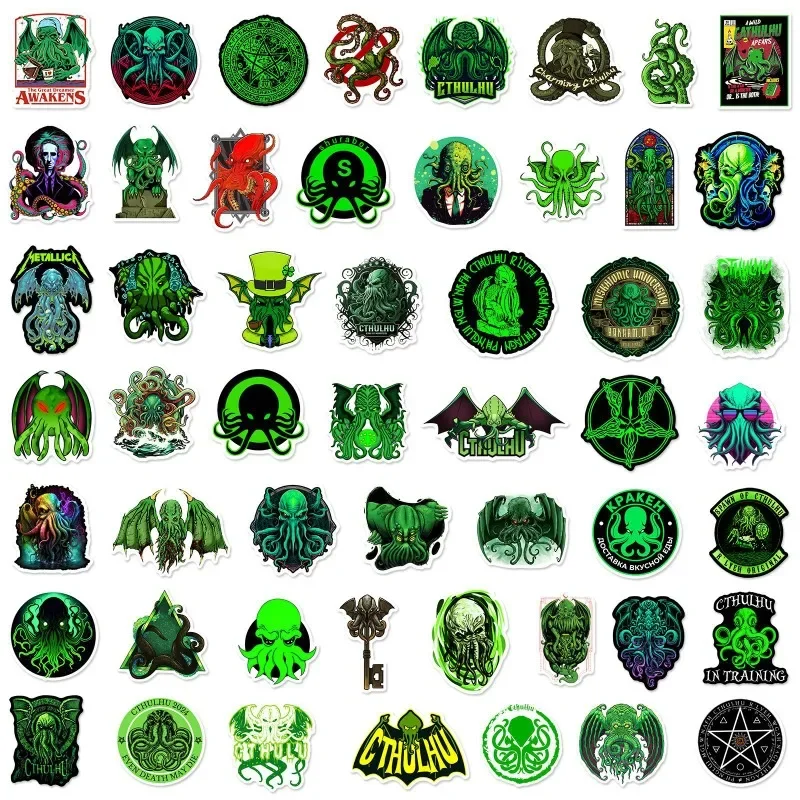 Pegatinas impermeables de Cthulhu estilo grafiti para moto y casco - imagen 4