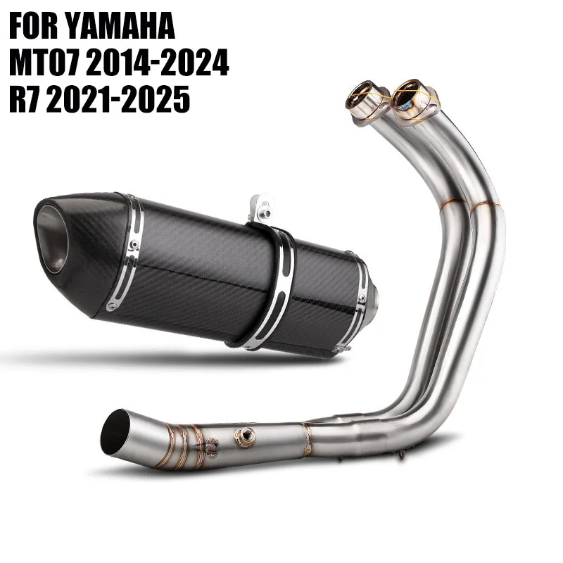 Sistema de escape R77 completo con DB Killer – Yamaha MT-07/R7