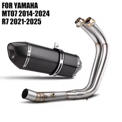 Sistema de escape R77 completo con DB Killer – Yamaha MT-07/R7