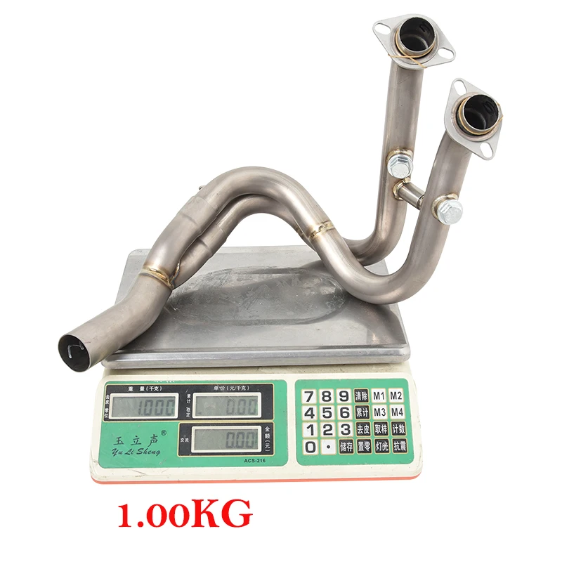 Tubo de enlace de escape de titanio para CFMOTO NK400/NK650 - imagen 5