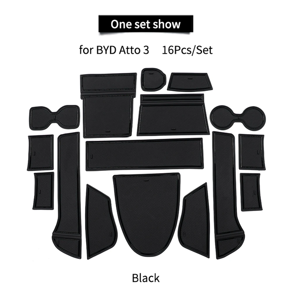 Alfombrillas protectoras de puerta BYD Atto 3 2021-2023 LHD - imagen 2