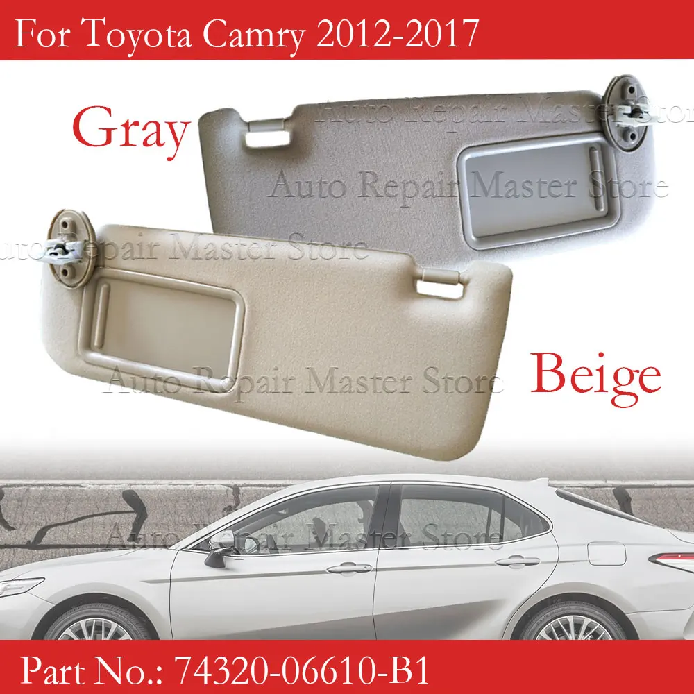 Parasol interior Toyota Camry 2012-2017