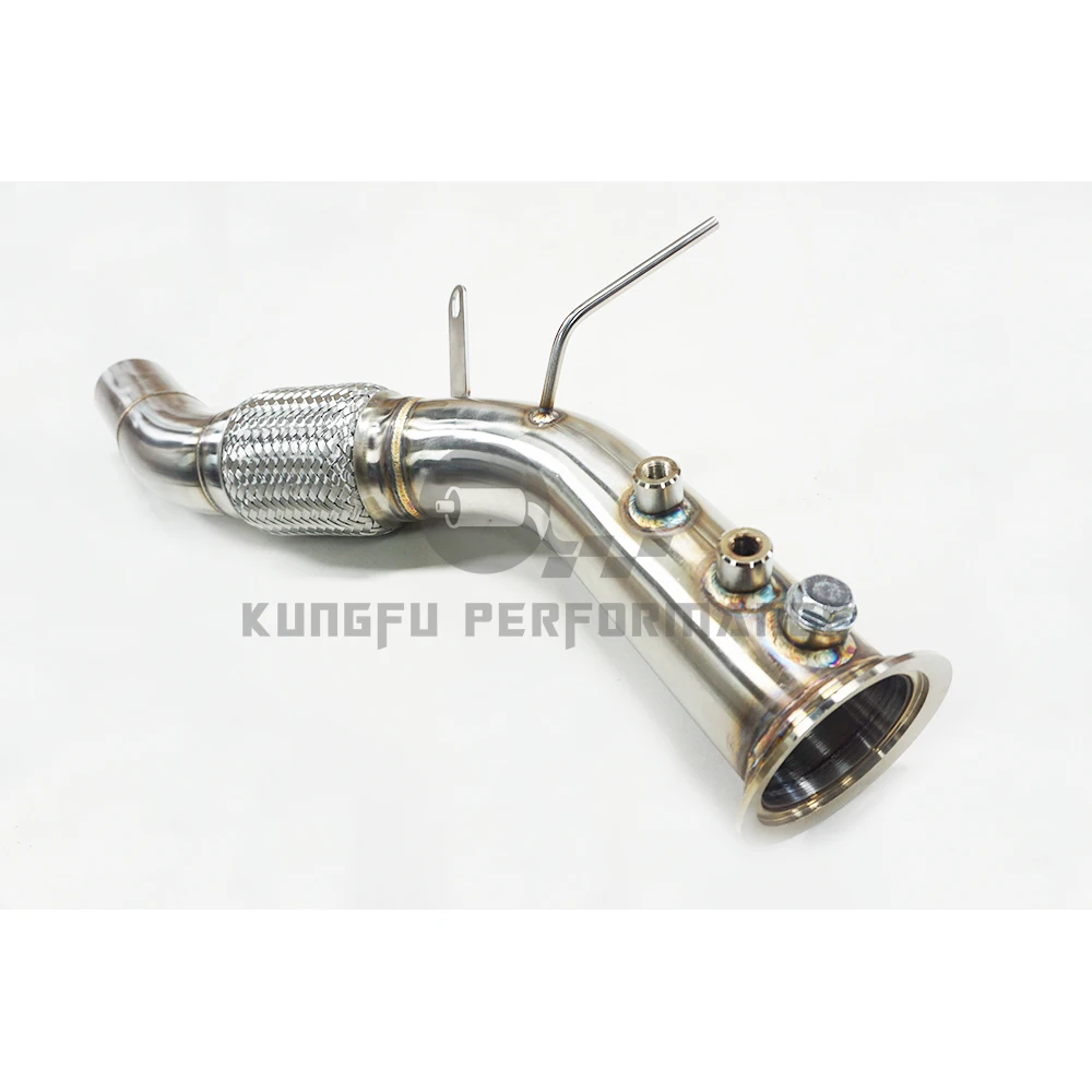 KUNGFU PERFORMANCE Downpipe SS304 sin catalizador para BMW N57 - imagen 5