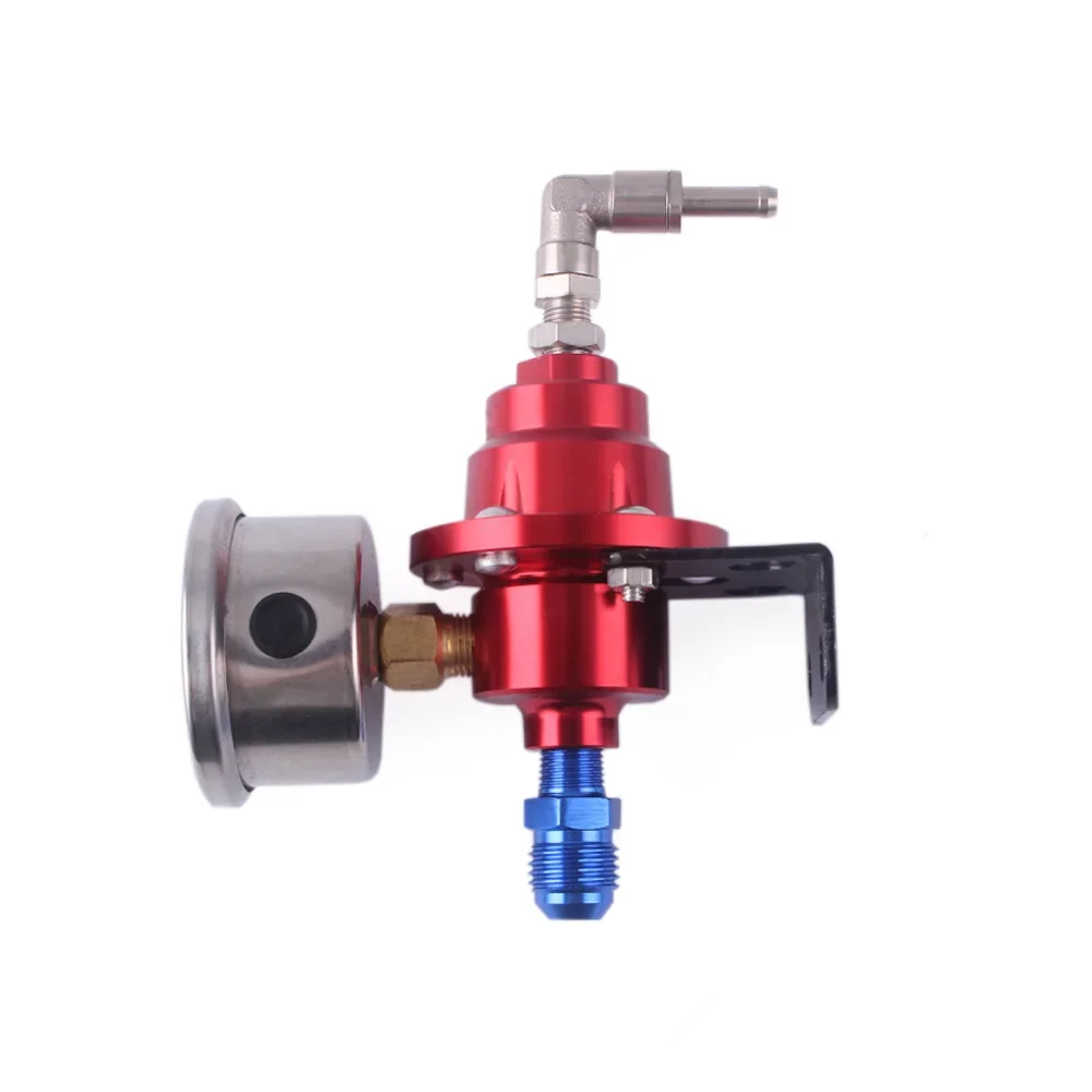 Regulador presión combustible de aluminio con kit manómetro turbo - imagen 4