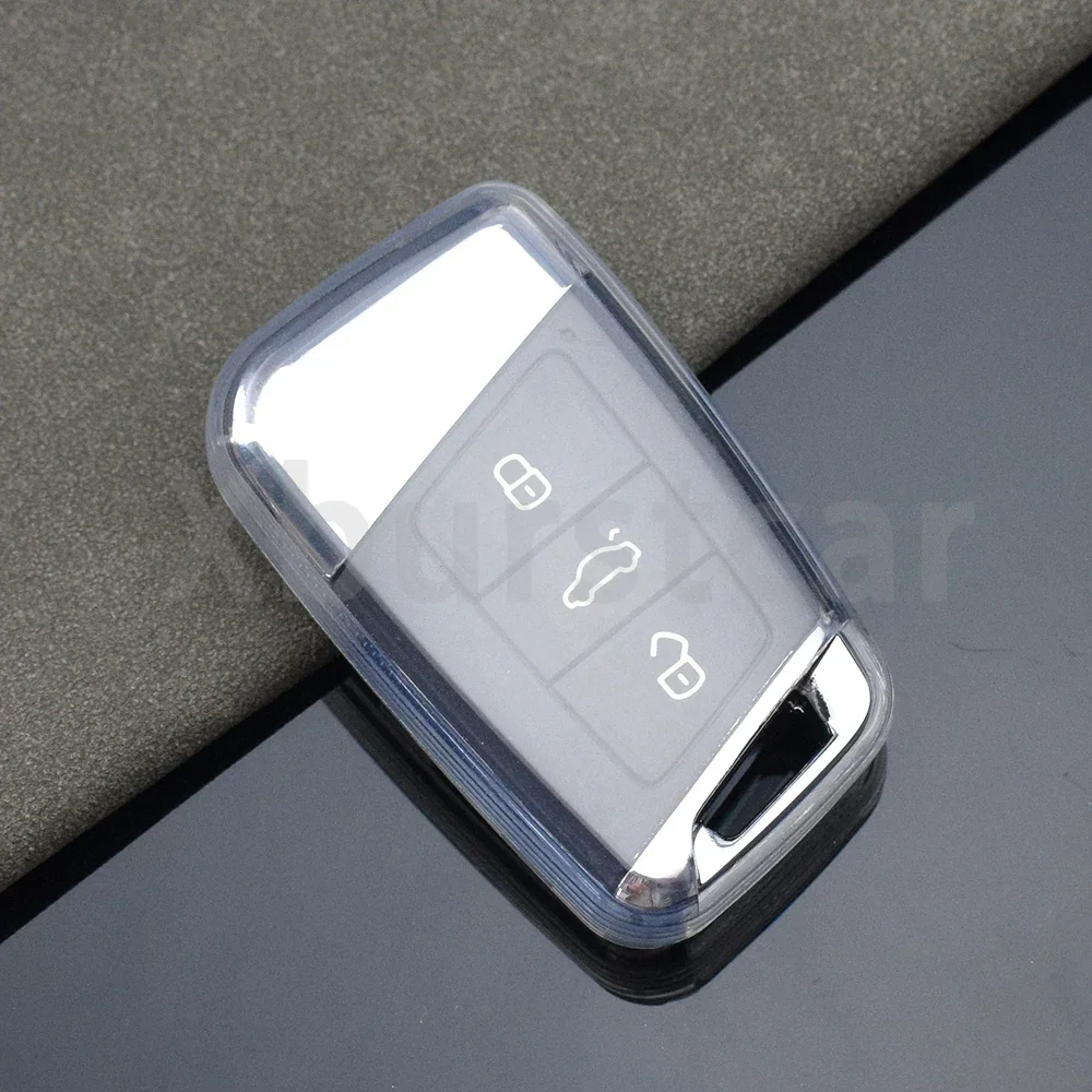 Funda TPU transparente para llave de coche VW Passat B8, Polo y Tiguan - imagen 5