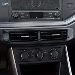 Embellecedor salida aire acondicionado inoxidable VW Polo 2019-2020