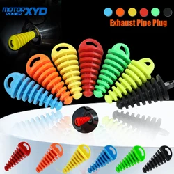 Tapón de lavado de goma para escape de moto de motocross