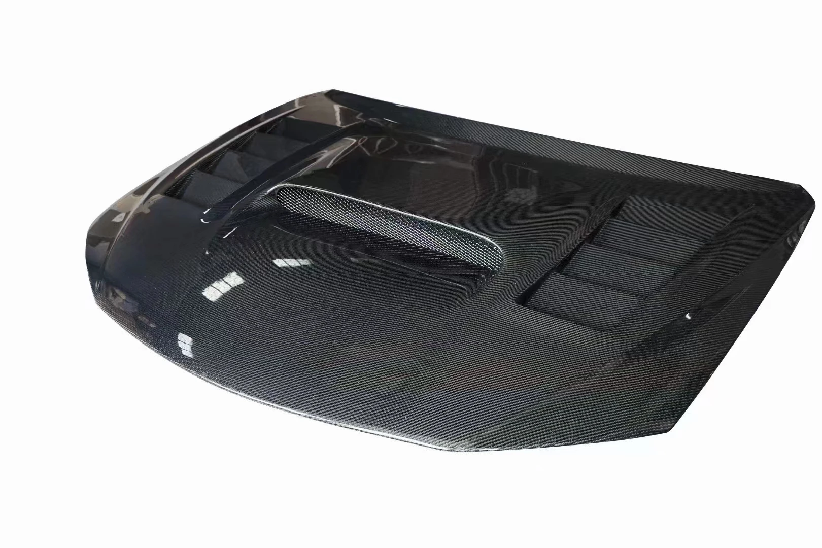 Capó motor estilo V Subaru Impreza WRX STI fibra de carbono - imagen 2