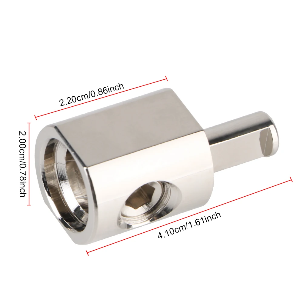 Adaptador tierra 1/0 a 4 AWG con terminales anillo – amplificador coche - imagen 4