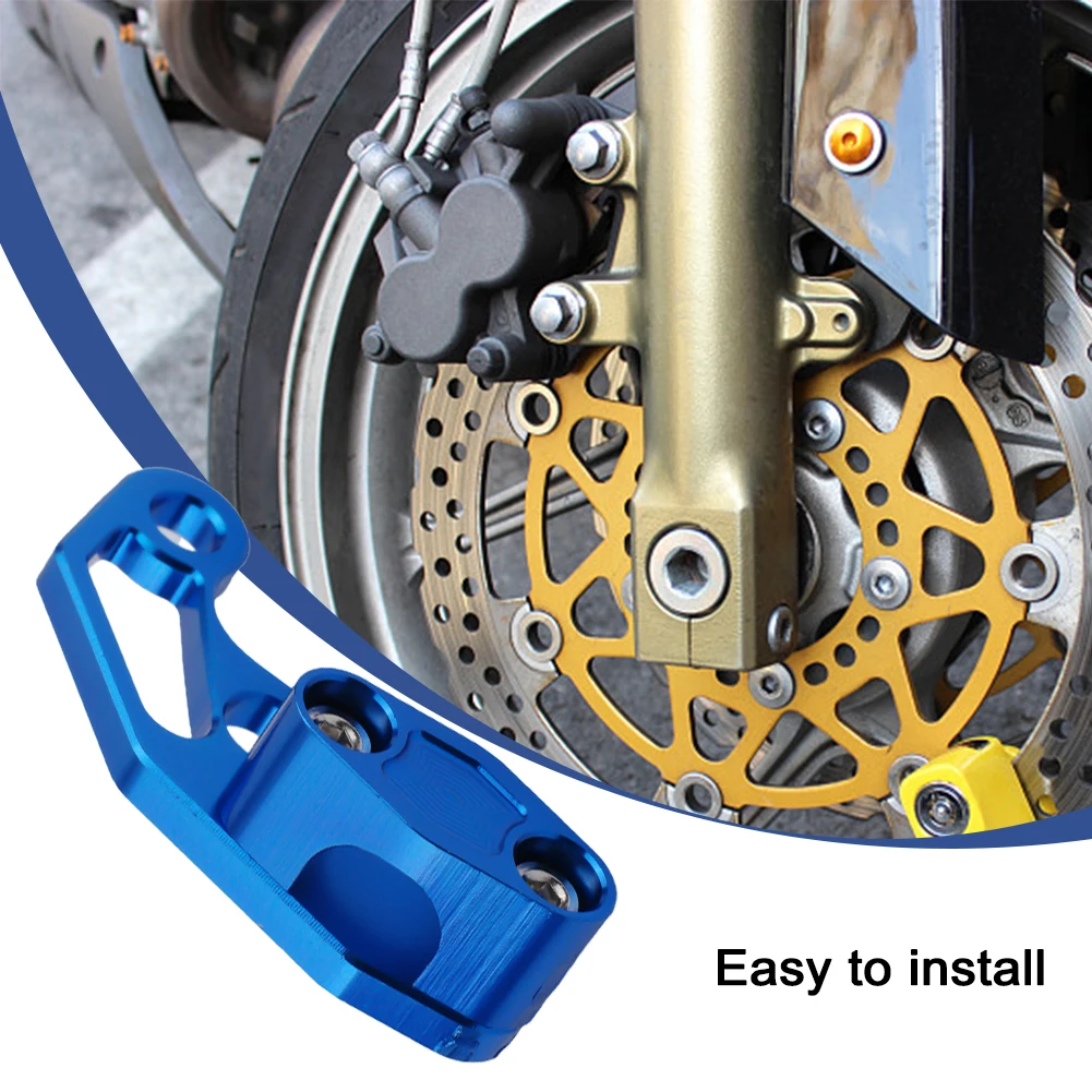 Abrazadera de aluminio protectora para manguera de aceite de moto - imagen 4