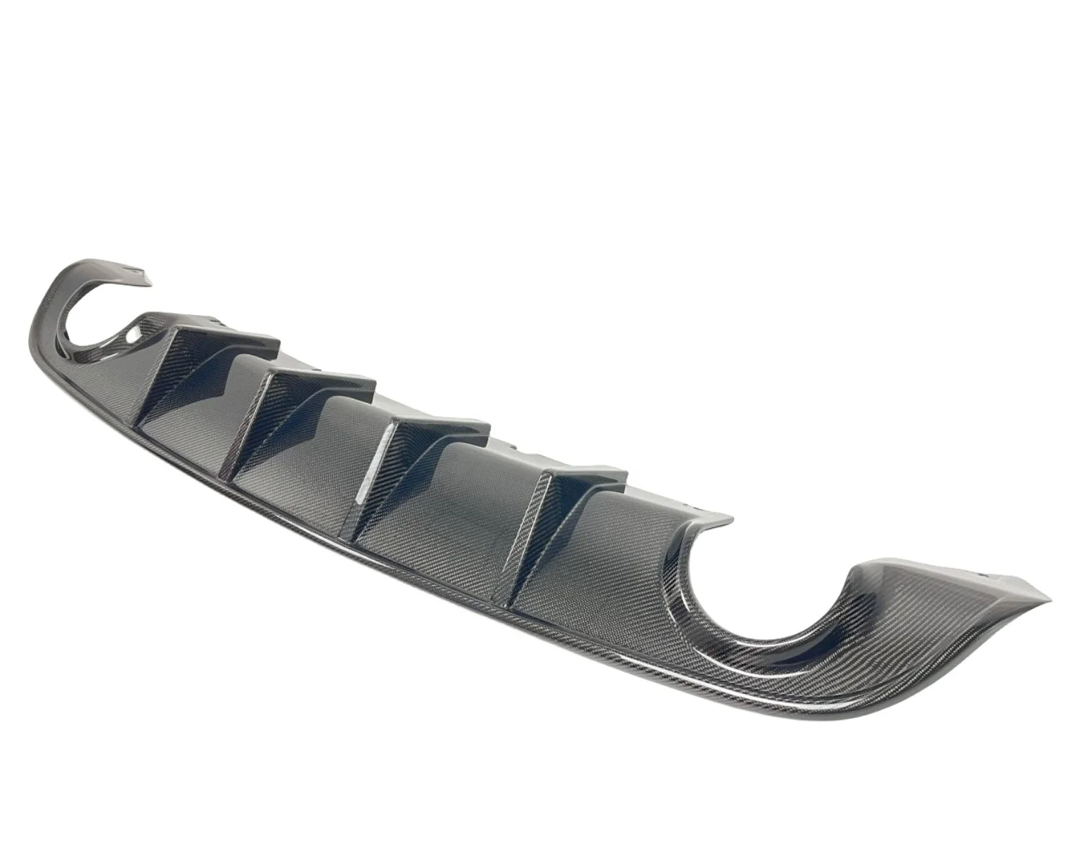 Difusor trasero de fibra de carbono para Dodge Charger SRT HELLCAT 15-21 Difusor de parachoques trasero - imagen 3