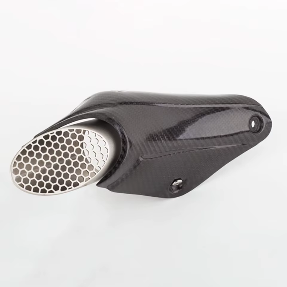 Tubo intermedio de escape con protector térmico de carbono MT-09 - imagen 5