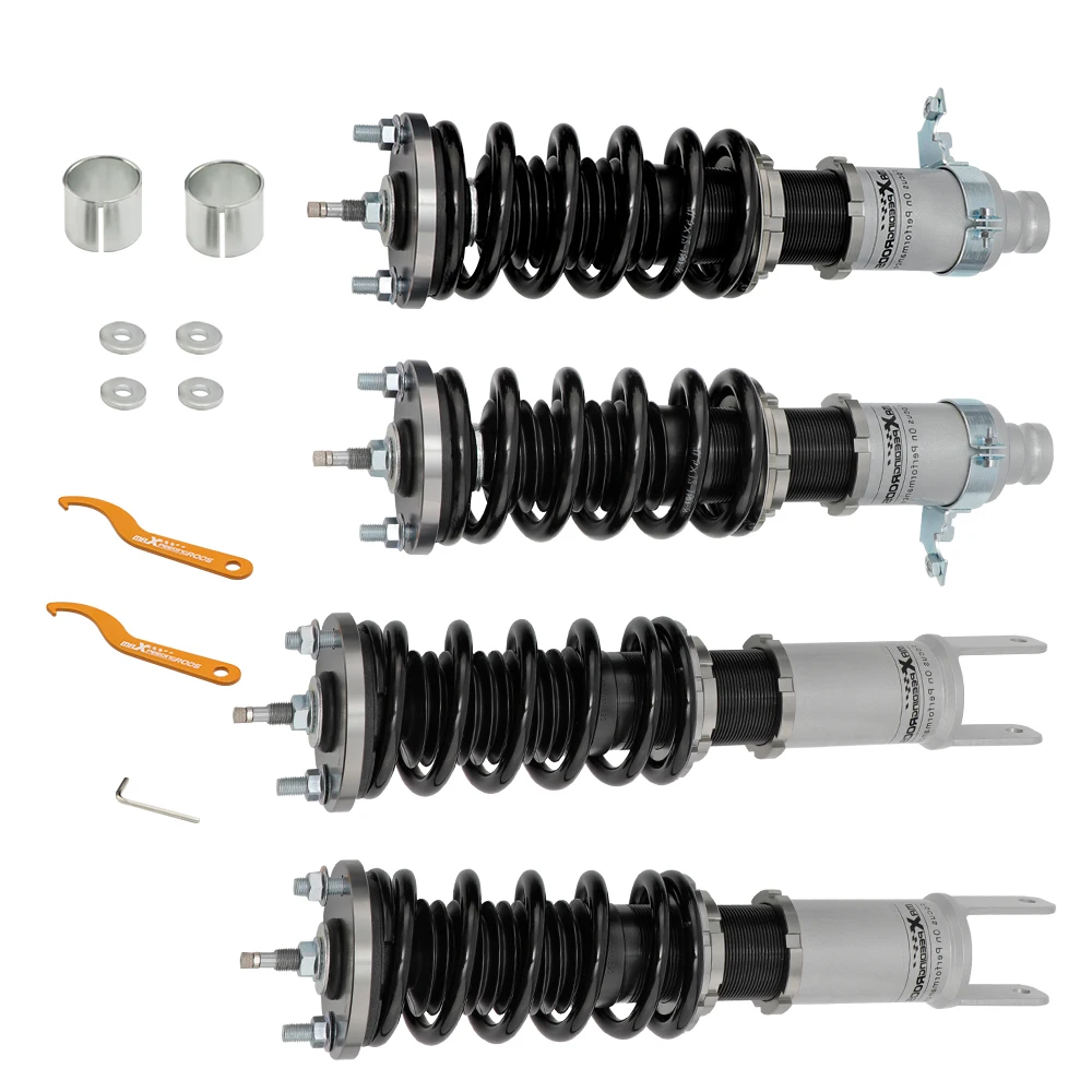 maXpeedingrods Kit coilover ajustable 24 vías para Honda Civic EK/EJ