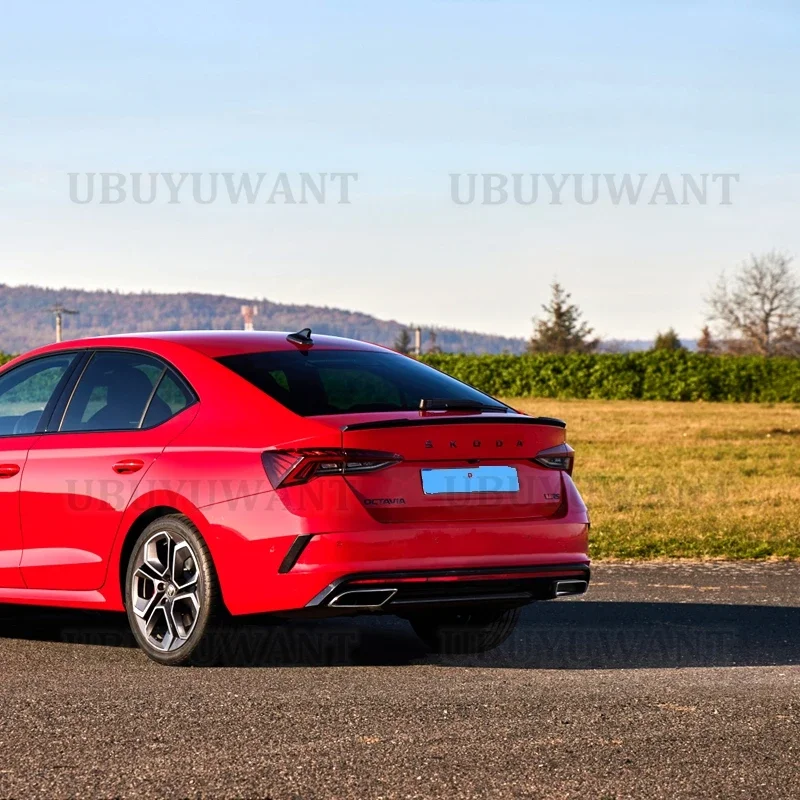 Alerón de maletero tipo V en ABS para Skoda Octavia 2020-2021 - imagen 2
