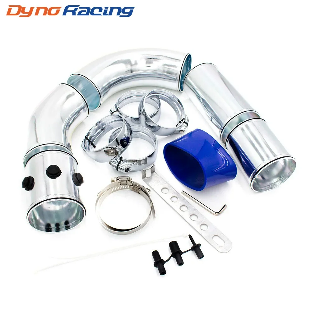 Kit admisión aire frío 76mm aluminio aleación universal para turbo