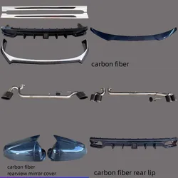 Kit de carrocería Chery Arrizo 5 GT 2022-2023 con alerón y faldones