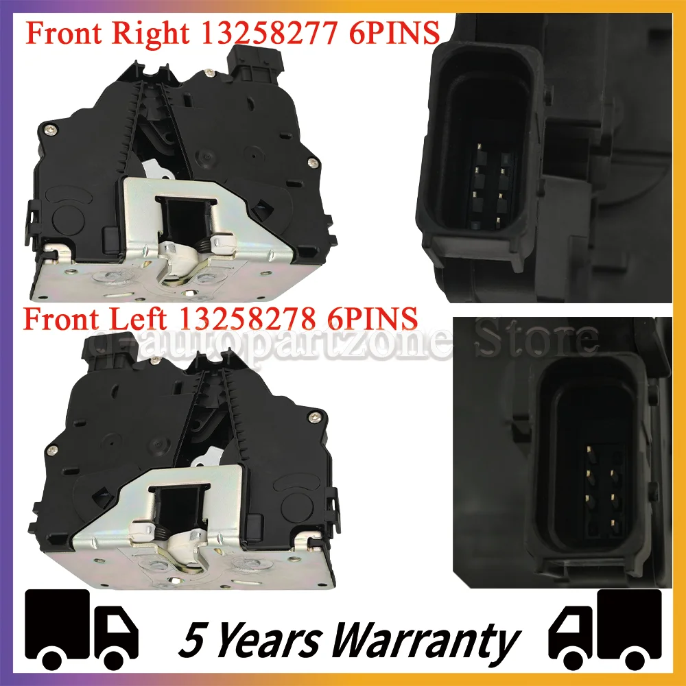 Actuador cerradura puerta Vauxhall Corsa D 2006-2014 Meriva B 13258277