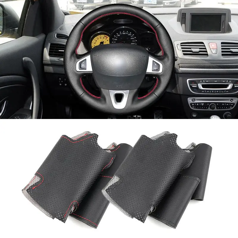 Funda de volante de cuero Renault Megane III, Scenic III y Kangoo II - imagen 2