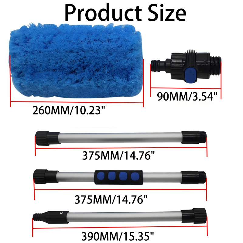 Kit escobillas limpiaparabrisas automático telescópico universal - imagen 2