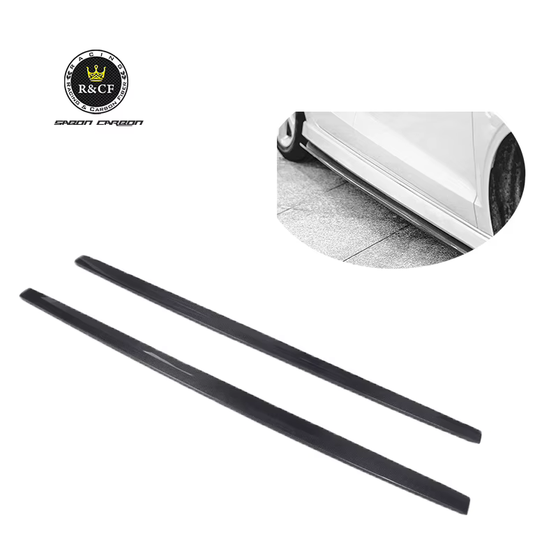 Faldones laterales estilo R de carbono para Audi A3/S3 2014-2017