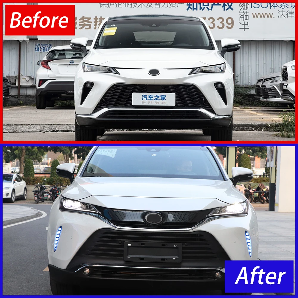 Faros antiniebla LED diurnos para Toyota Harrier/Venza 2021-2025 - imagen 4