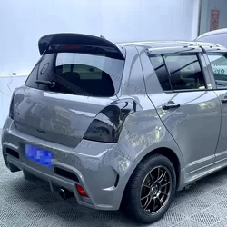 Alerón trasero tipo cuchara negro brillante para Suzuki Swift Mk3