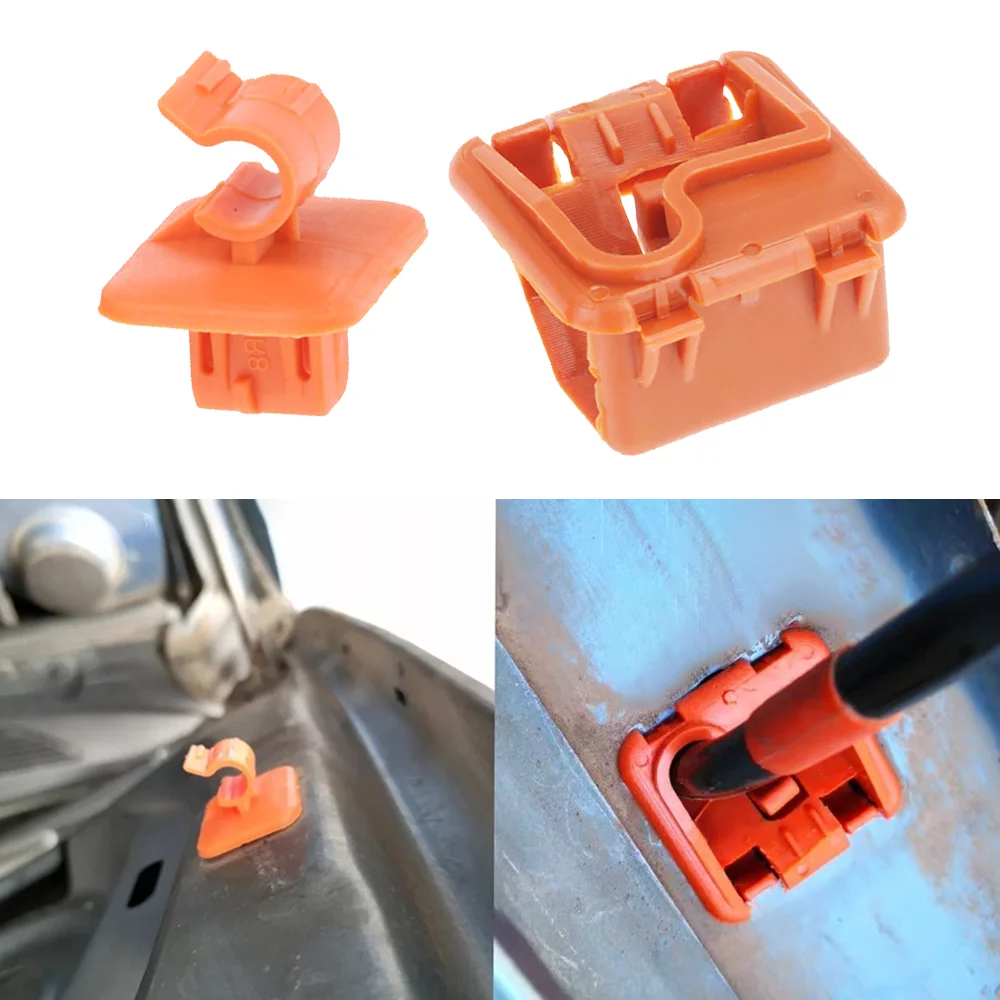 1U 0823570 Un juego de Clips de soporte para capó de coche, varilla para capó, nuevo para Skoda Octavia A5 Mk2 2004 2005 2006 2007 2008 2009 - 2013