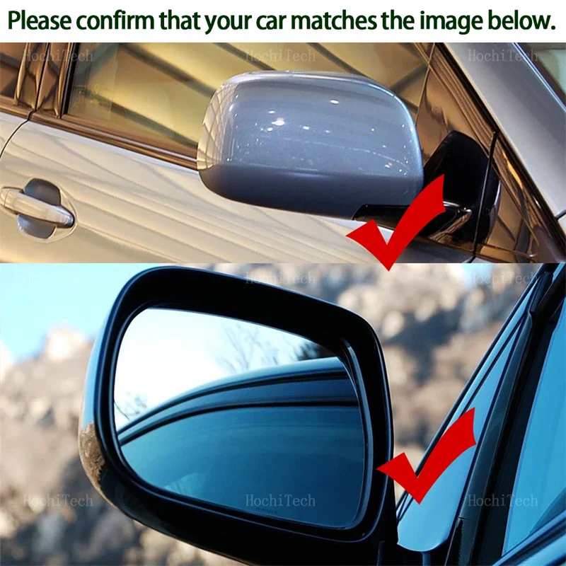 Cristal espejo retrovisor calefactable lateral para Lexus y Hilux Vigo - imagen 2
