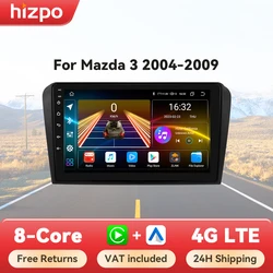 Radio 2DIN Android Hizpo con GPS y CarPlay para Mazda 3 2004-2009