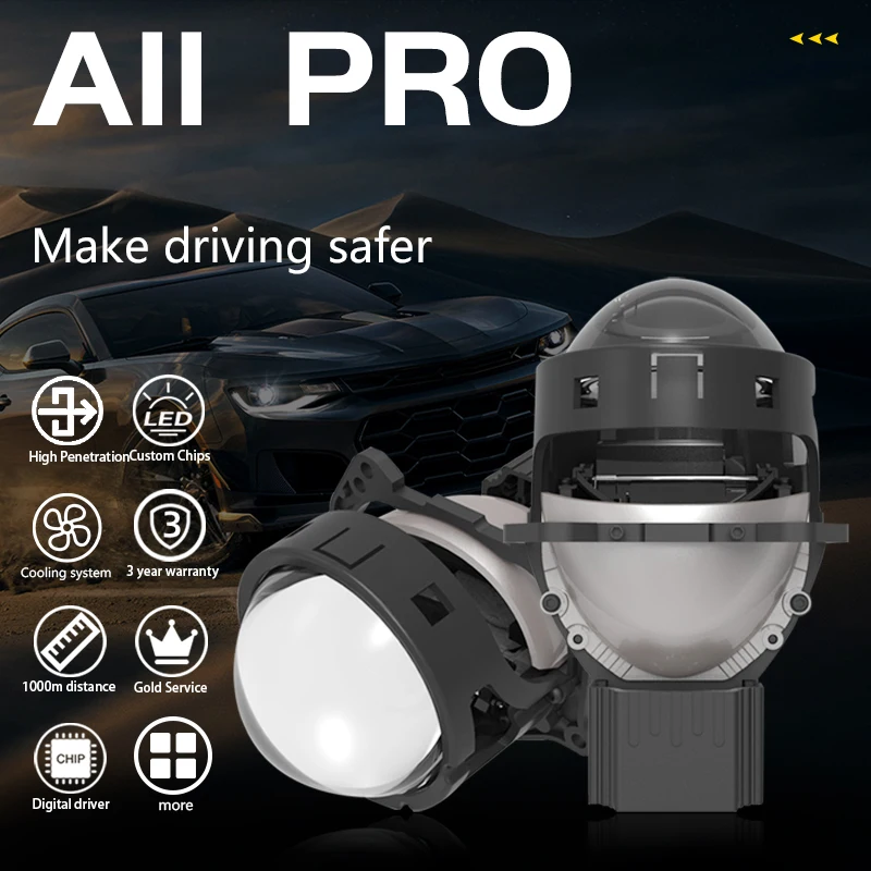 Sanvi A11 Pro faros LED universales tuning - imagen 2