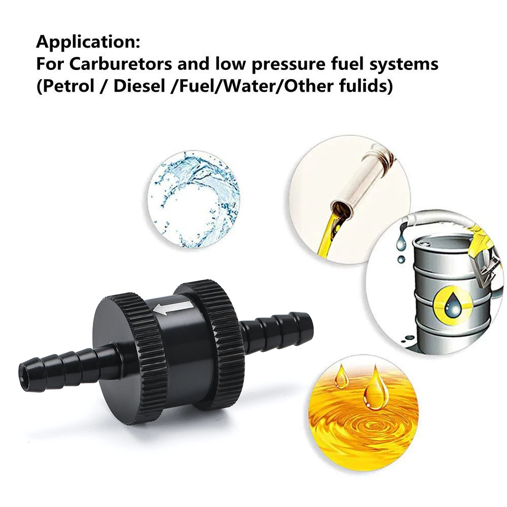 Válvula antirretorno PQY-FCV de aluminio para gasolina y diésel - imagen 4