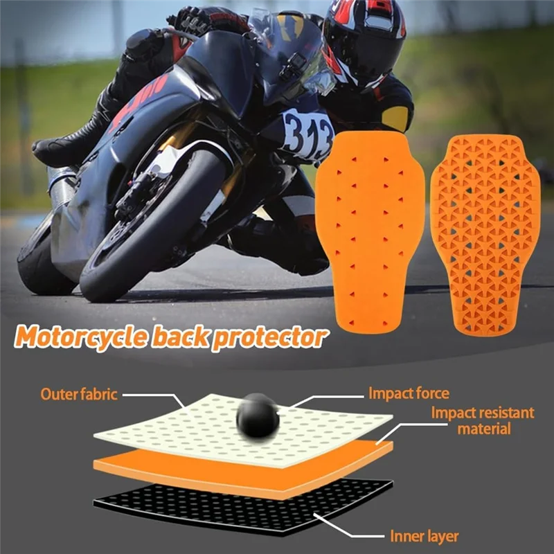 Protector de espalda para moto y bicicleta - imagen 2